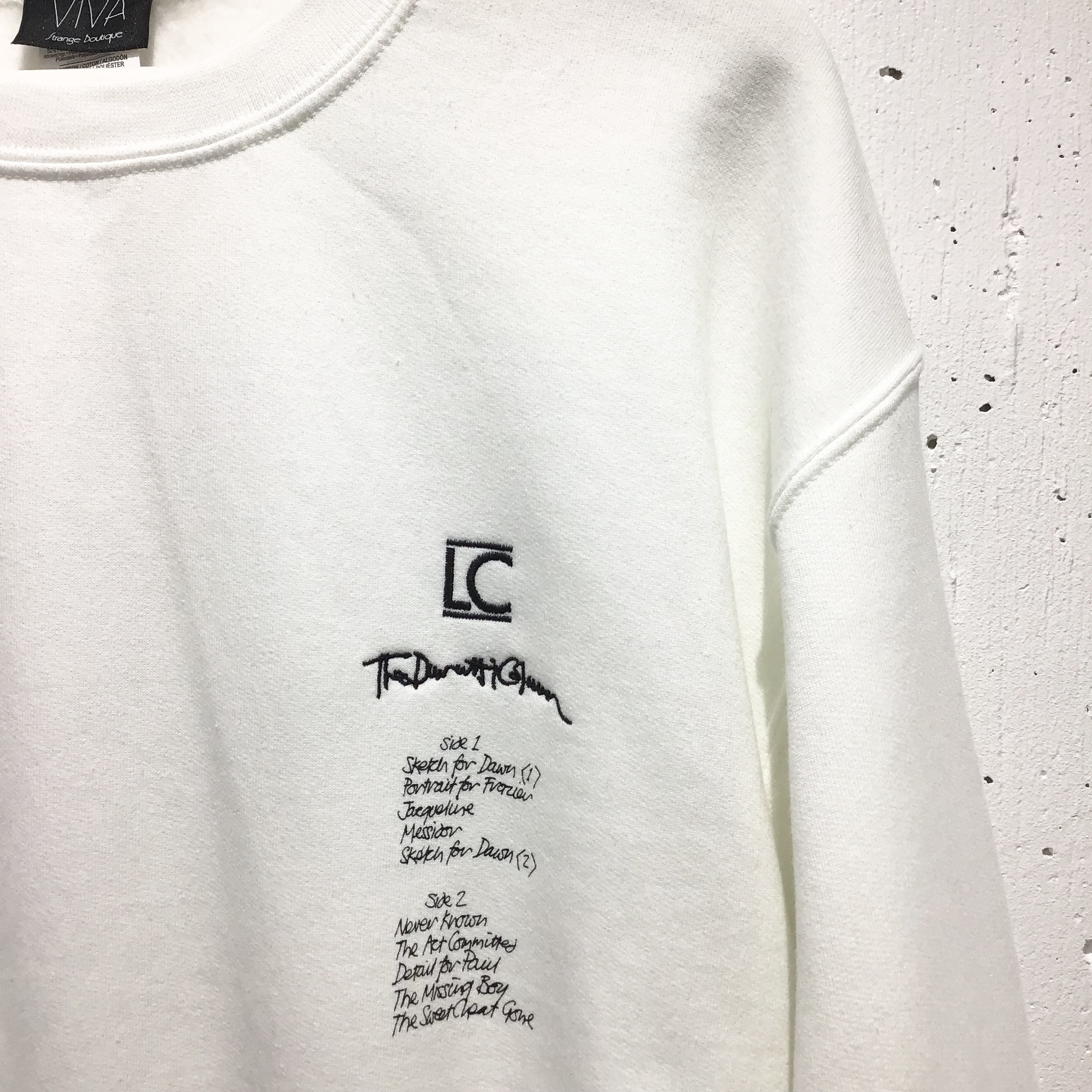 THE DURUTTI COLUMN “LC” Embroidered Sweatshirt
